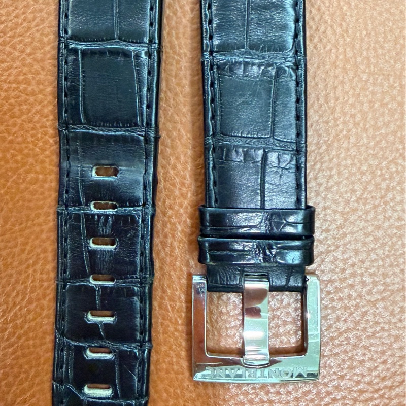 出價就賣｜真品 MONTBLANC 萬寶龍 7069 時間行者 淡香檳金色錶盤 罕見玫瑰金指針時標 計時自動上鍊 男士手錶-18