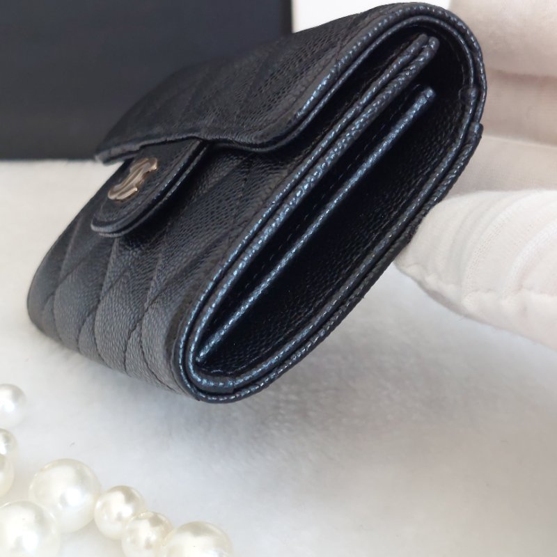 Chanel ~AP0220 🌈現貨實拍 🌈香奈兒雙層金扣~ 零錢卡包~~近新品(僅拍照)-25