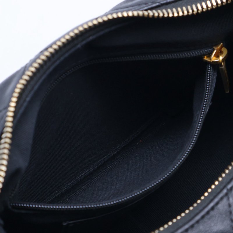 CHANEL 25C Hobo嬉皮包 - 小號黑金-10