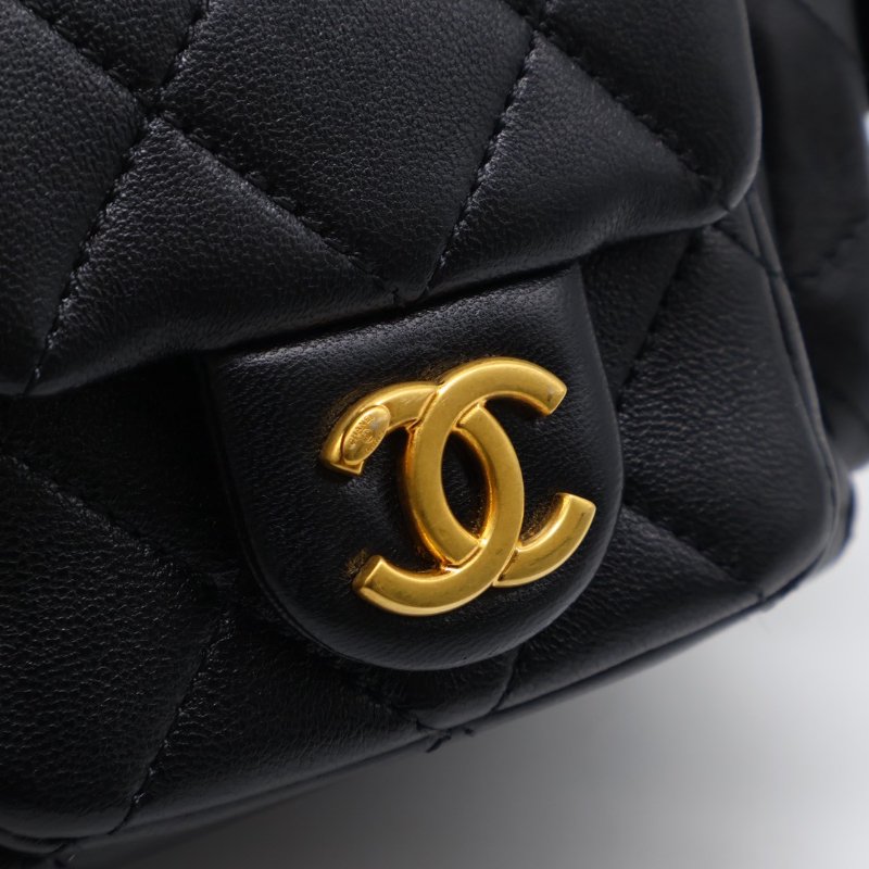 CHANEL 25C Hobo嬉皮包 - 小號黑金-14