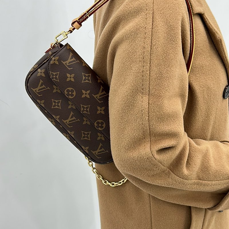 Louis Vuitton -原花金鍊手提斜背包Ivy-1