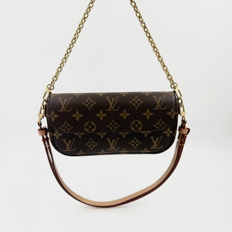 Louis Vuitton -原花金鍊手提斜背包Ivy-6