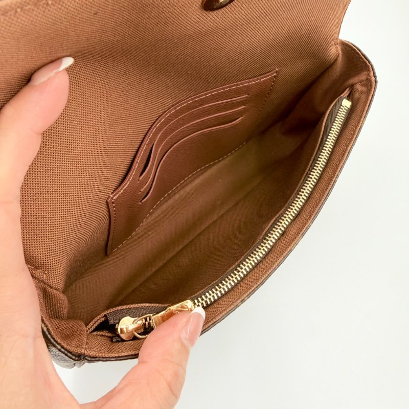 Louis Vuitton -原花金鍊手提斜背包Ivy-14