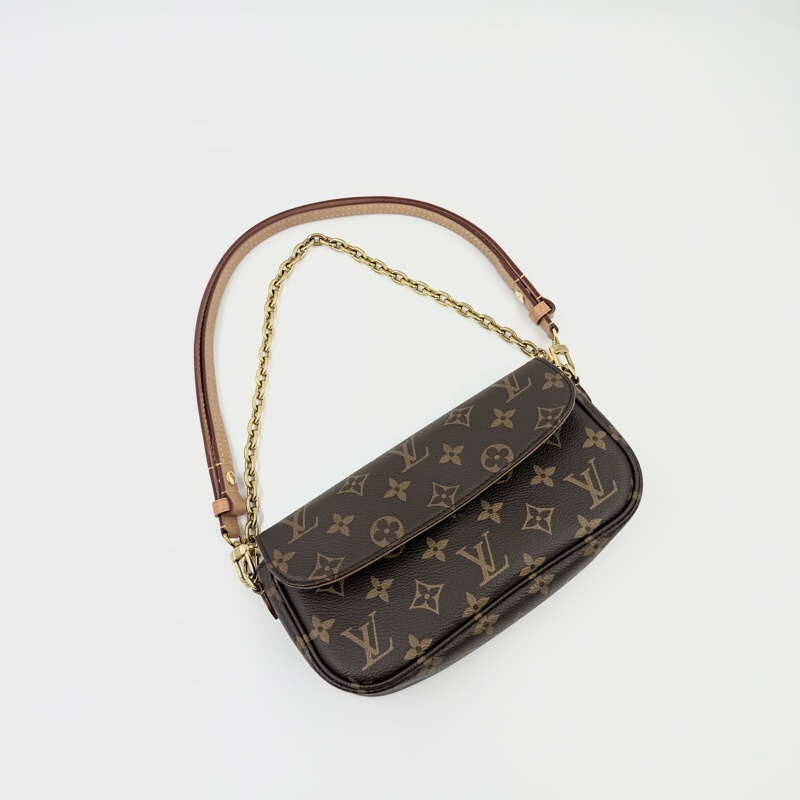 Louis Vuitton -原花金鍊手提斜背包Ivy-4