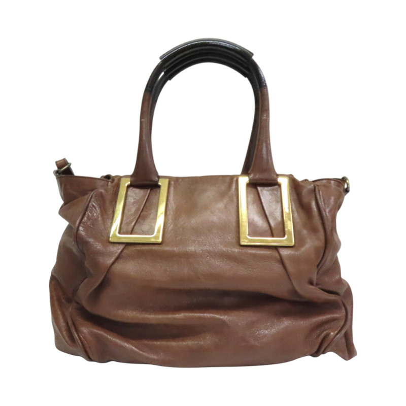 棕色羊皮 Ethel 兩用包【Chloe 克羅伊】-1