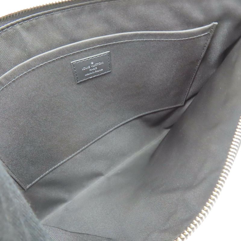 棕色 原花帆布 Discovery 手拿包 M69411【LOUIS VUITTON LV 路易威登】 M69411-4