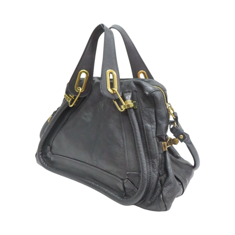 黑色 牛皮 Paraty 兩用包【Chloe 克羅伊】-2