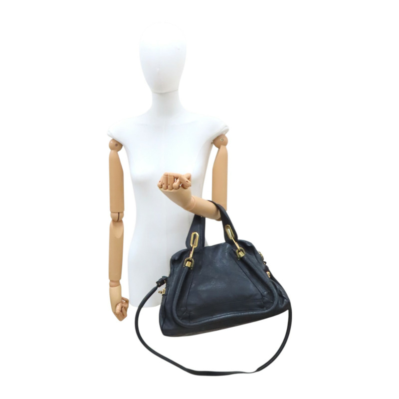 黑色 牛皮 Paraty 兩用包【Chloe 克羅伊】-10