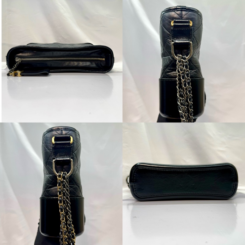 香奈兒 Chanel 中號流浪包 黑色-3