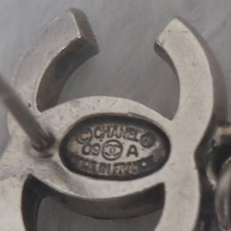 Chanel  香奈兒 🌈現品實拍🌈 CC 標誌與綠色琺瑯水滴耳環 ~約9成新-18