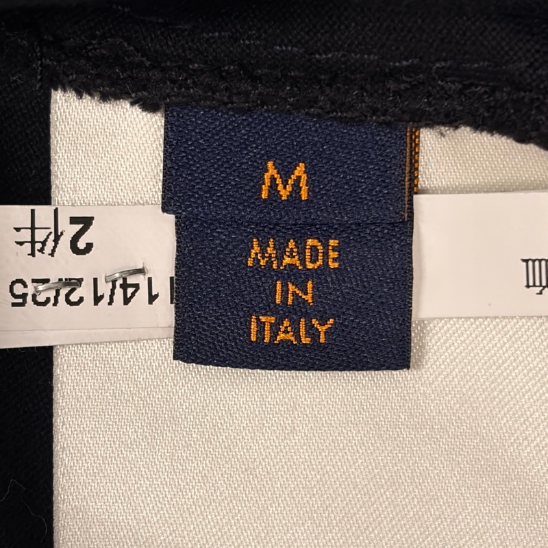 LV 路易威登 LOUIS VUITTON 98新 刺繡短袖黑色M碼-9