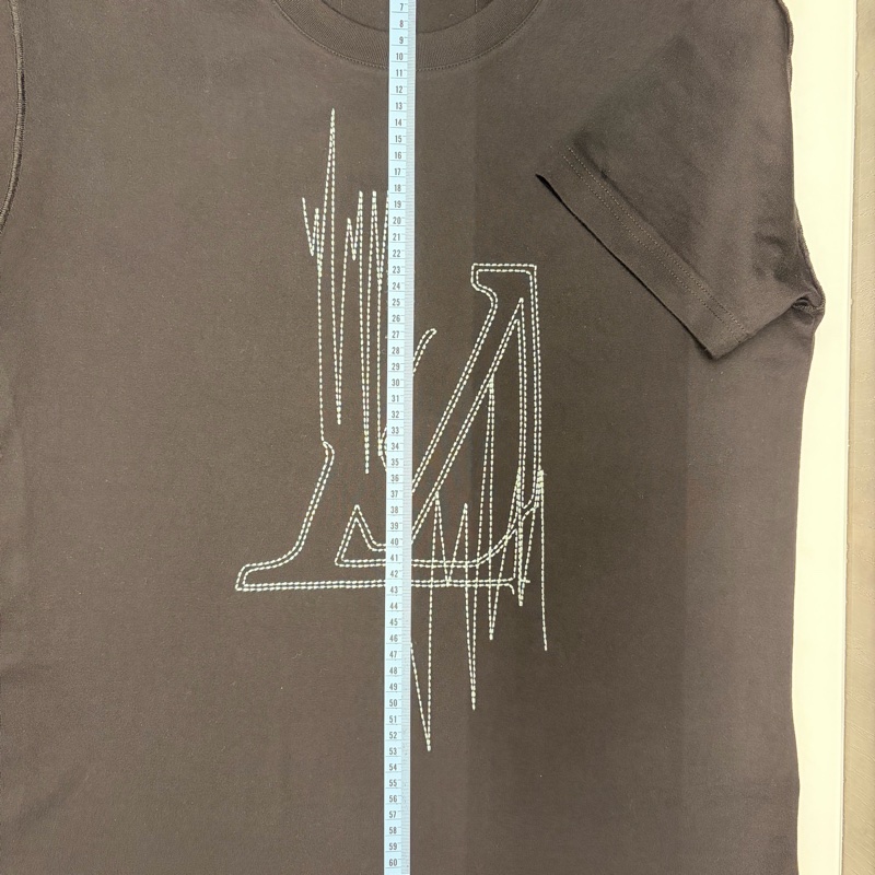 LV 路易威登 LOUIS VUITTON 98新 刺繡短袖黑色M碼-12