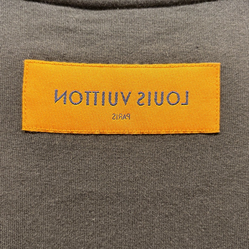 LV 路易威登 LOUIS VUITTON 98新 刺繡短袖黑色M碼-15