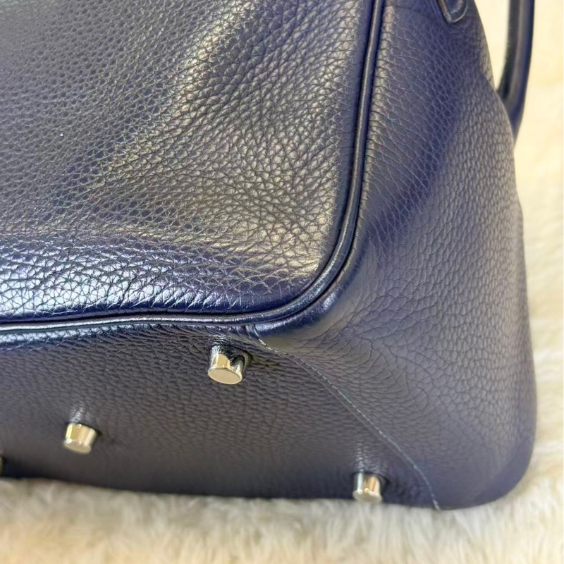 🌈Hermes💙Lindy 26💙藍色銀扣🌟97新🌟TC皮🌟愛馬仕🌟-3