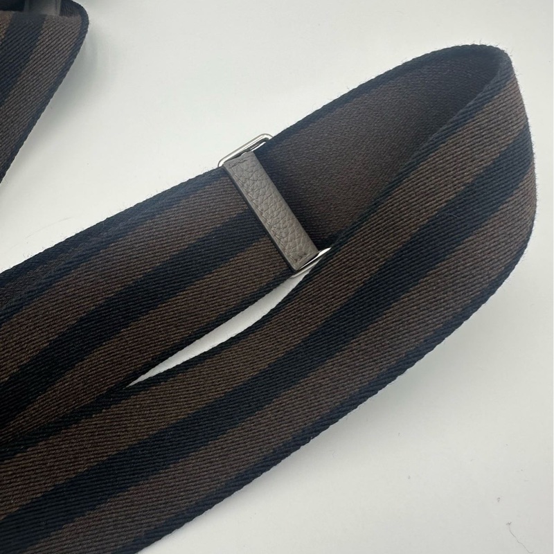 🌈Hermes🧡Videpoches🧡8F錫器灰銀扣🌈全新閑置🌟Stamp W🌟愛馬仕🌟-5