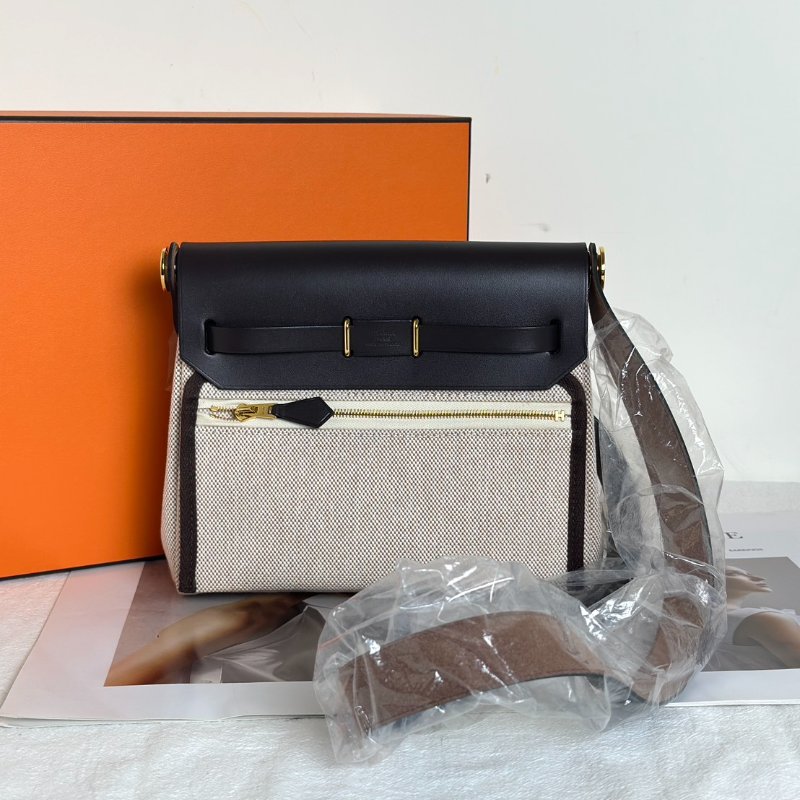 HERMES Herbag zip 20 - 烏木金 K-4