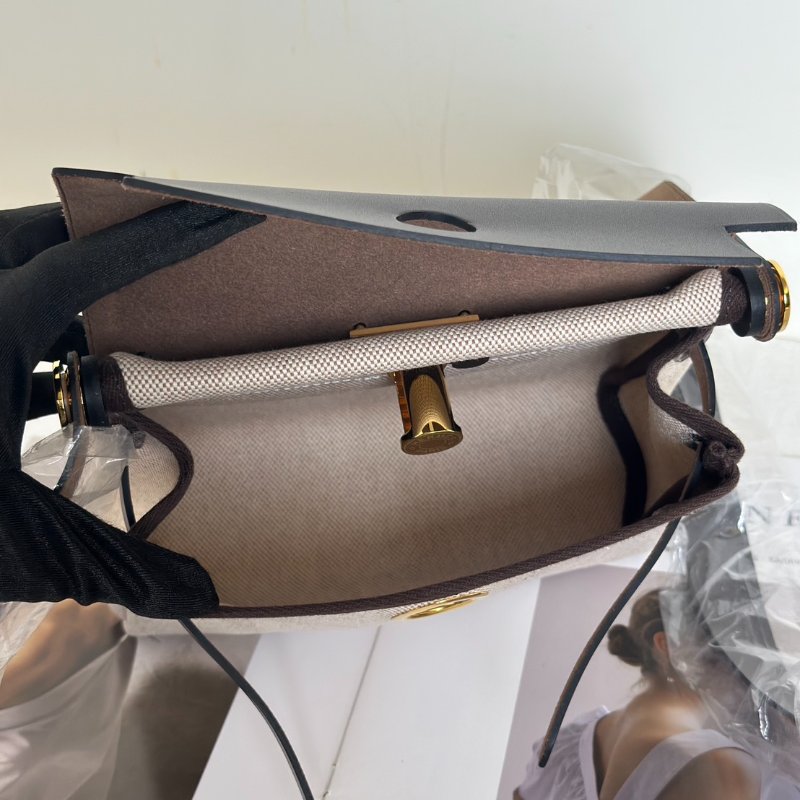 HERMES Herbag zip 20 - 烏木金 K-6