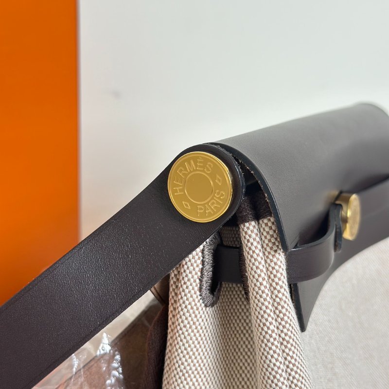 HERMES Herbag zip 20 - 烏木金 K-7