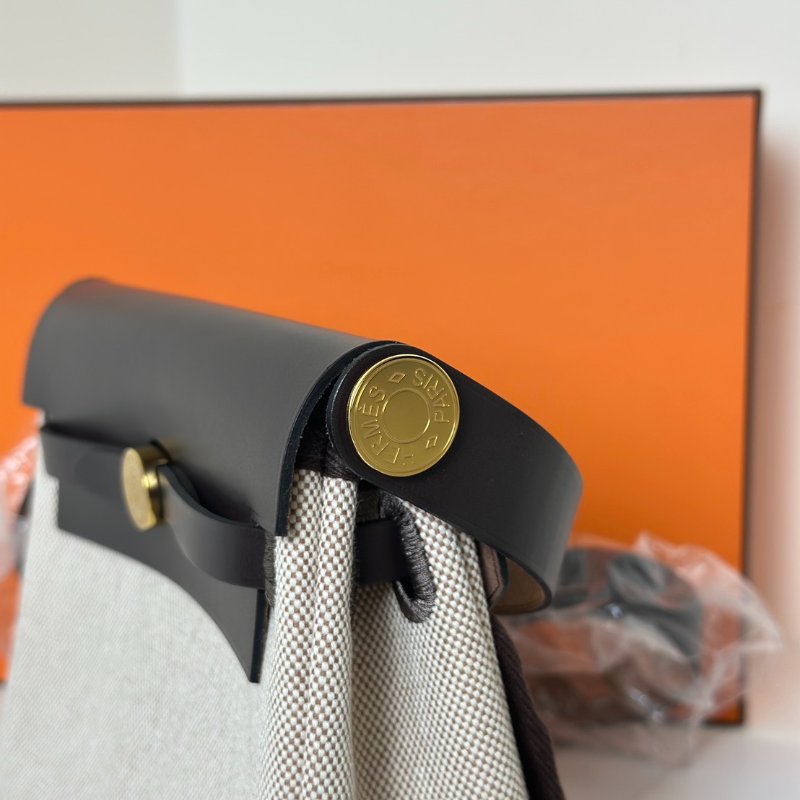 HERMES Herbag zip 20 - 烏木金 K-8