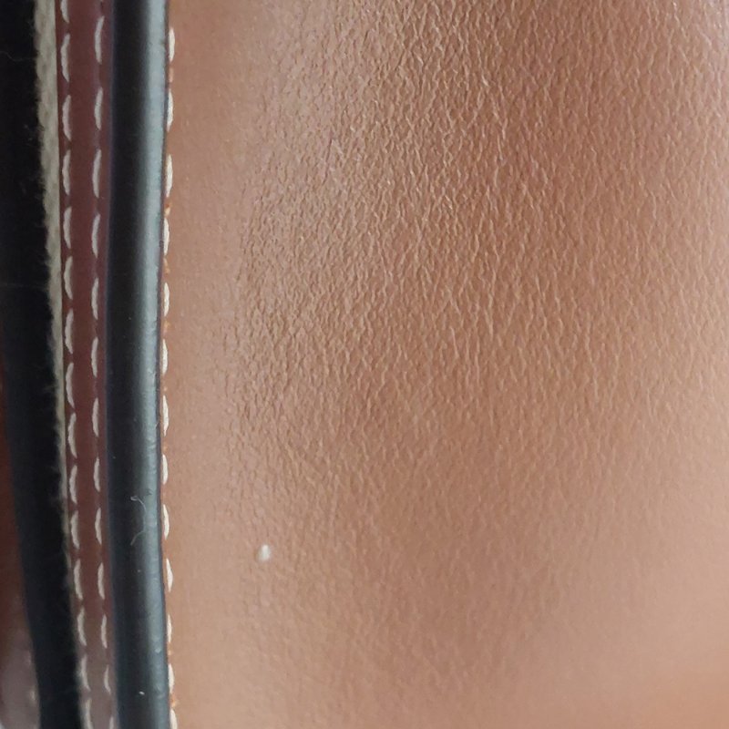 BURBERRY 巴寶莉  🌈實拍 🌈字母帆布拼皮革手提/斜背兩用包(米白x木棕色)Mini~近新閒置品-65