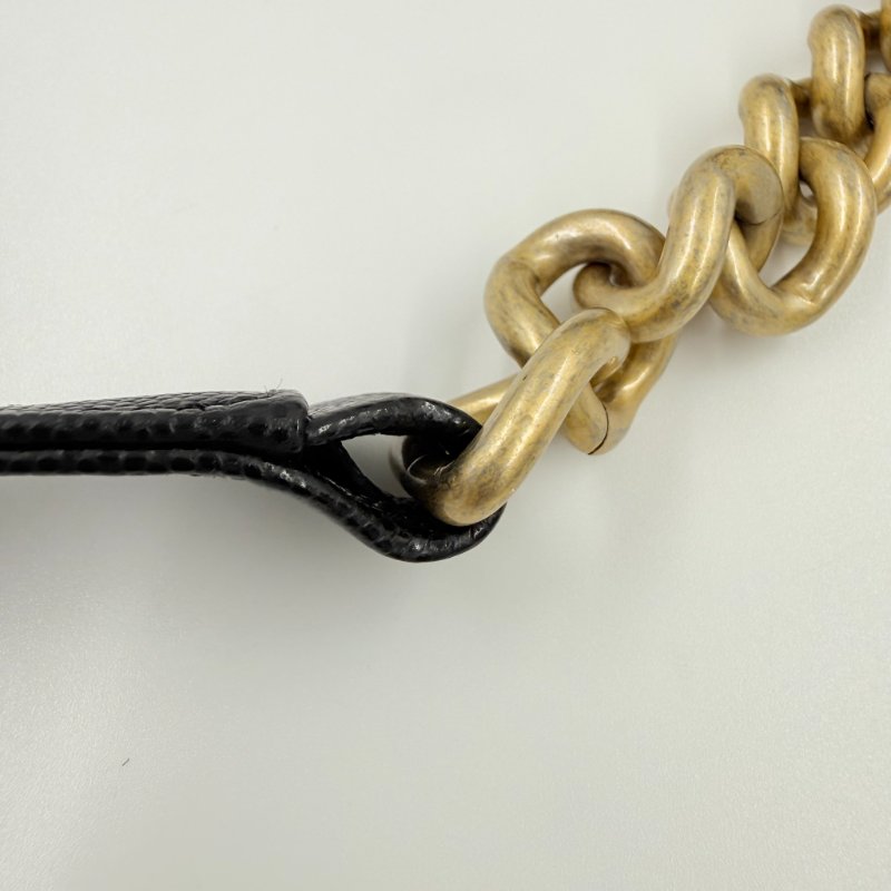 CHANEL - 黑色荔枝皮金釦BOY╻25CM-29