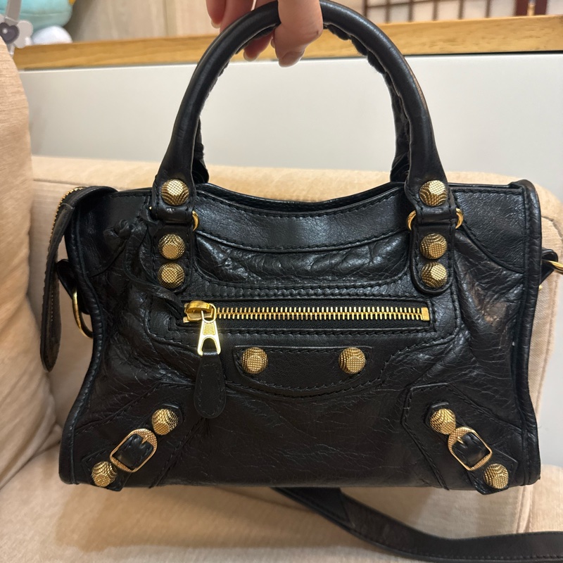 巴黎世家 Balenciaga mini city bag 機車包 手提 斜背兩用-2