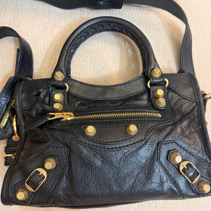 巴黎世家 Balenciaga mini city bag 機車包 手提 斜背兩用-5