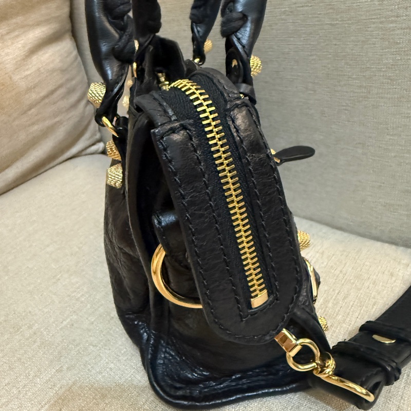 巴黎世家 Balenciaga mini city bag 機車包 手提 斜背兩用-11