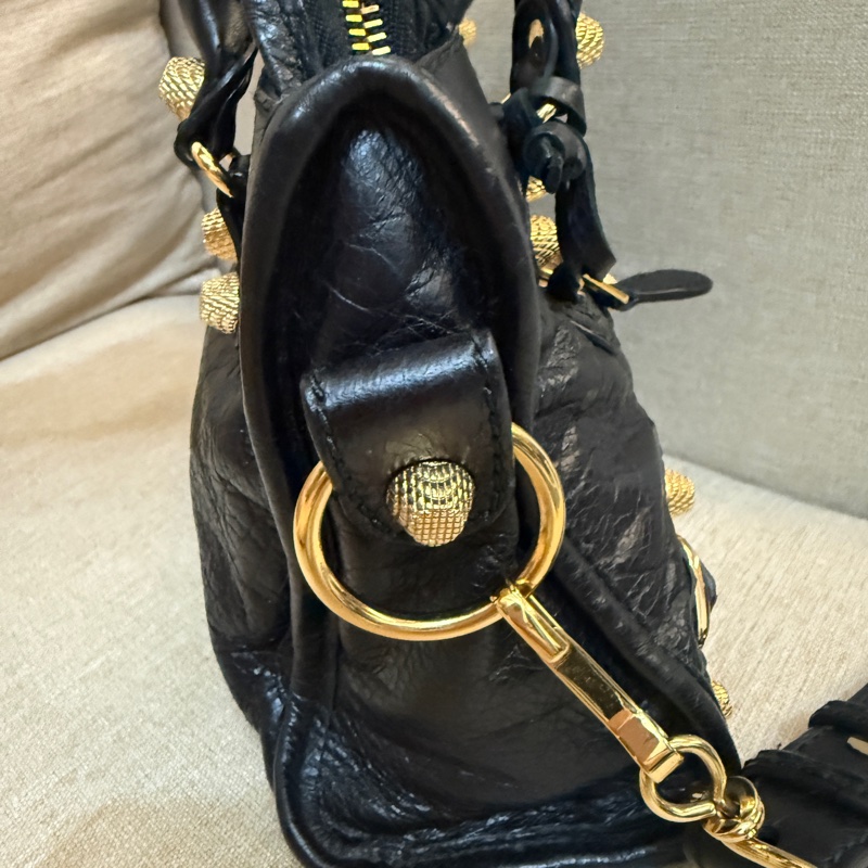 巴黎世家 Balenciaga mini city bag 機車包 手提 斜背兩用-12