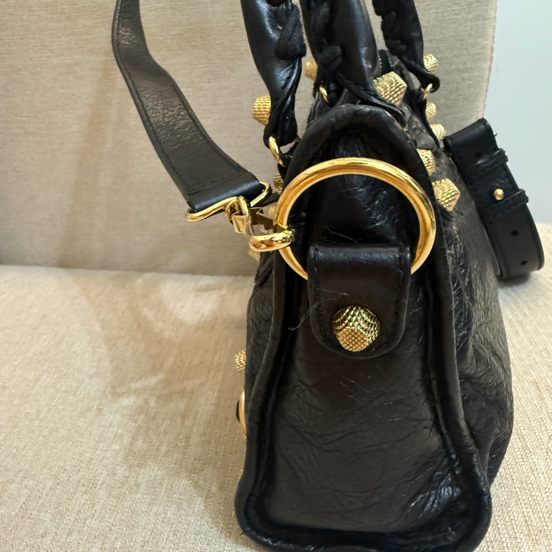 巴黎世家 Balenciaga mini city bag 機車包 手提 斜背兩用-13