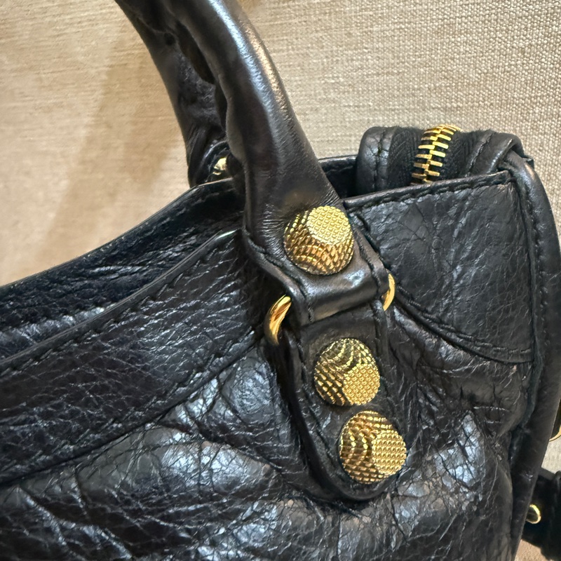 巴黎世家 Balenciaga mini city bag 機車包 手提 斜背兩用-16