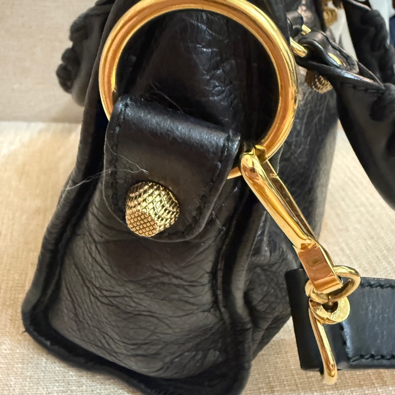 巴黎世家 Balenciaga mini city bag 機車包 手提 斜背兩用-18