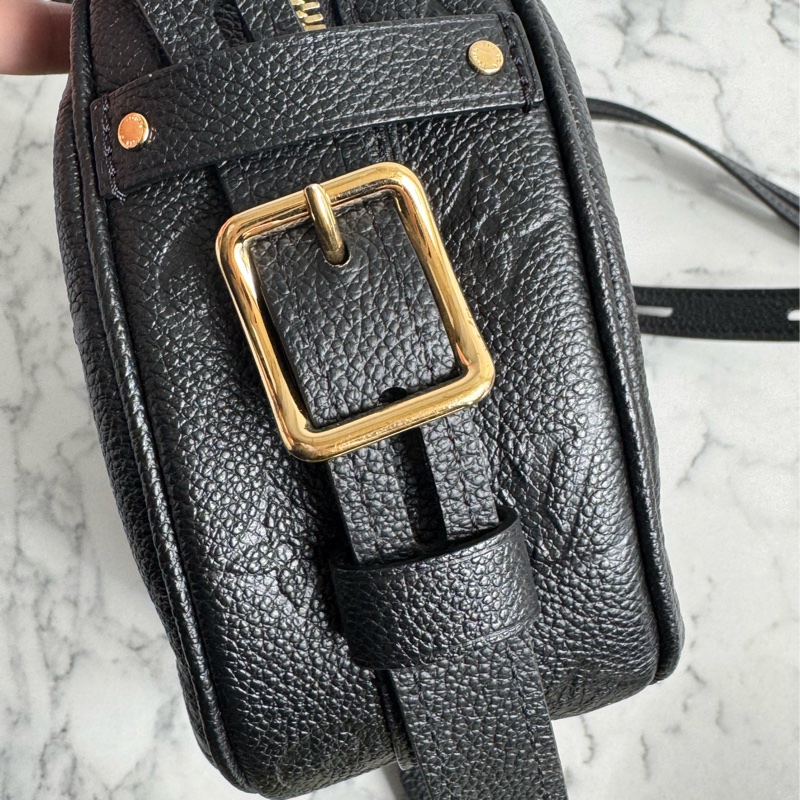 LV黑壓紋圓餅斜背包 🫶-20