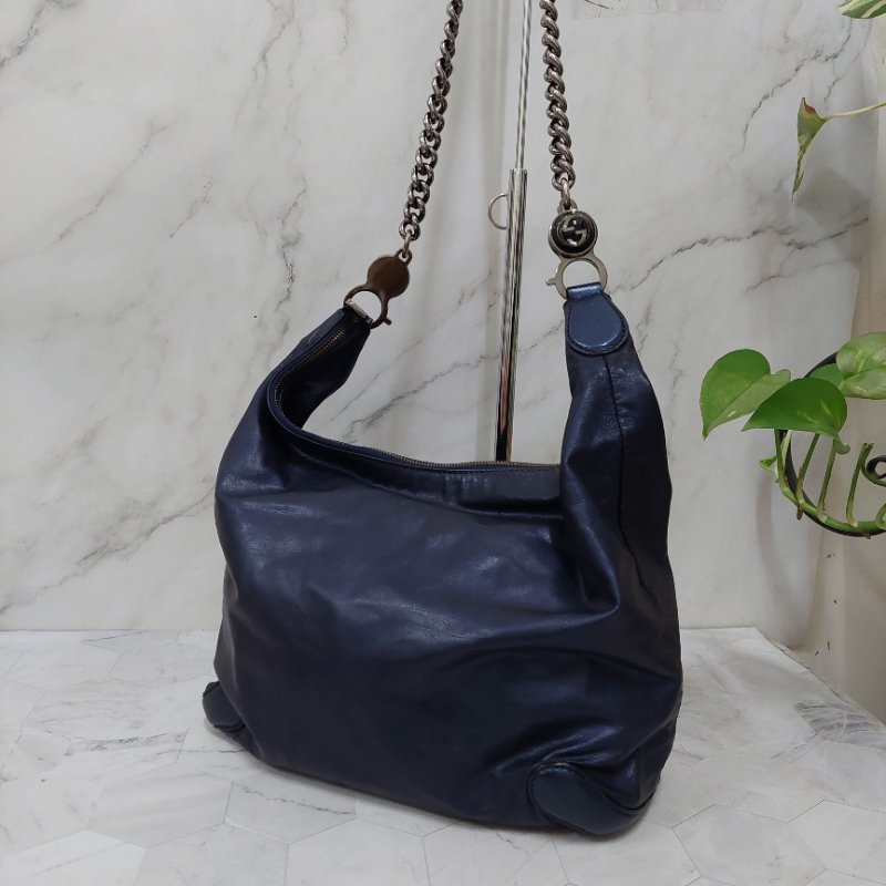 Gucci 🌈實拍 🌈 Vintage  Chain Shoulder Bag-15