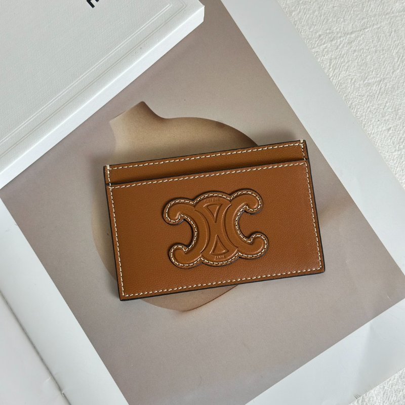 CELINE Triomphe羊皮卡片夾-1