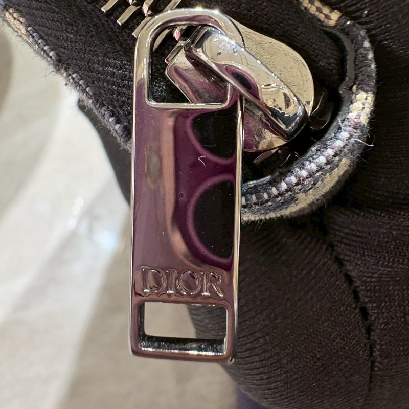 Dior 緹花拉鍊長夾-18