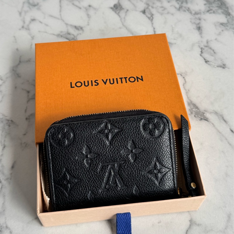 LV黑壓紋ㄇ拉零錢包 👛 中性款超好用🥰-0