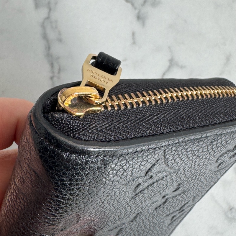 LV黑壓紋ㄇ拉零錢包 👛 中性款超好用🥰-9