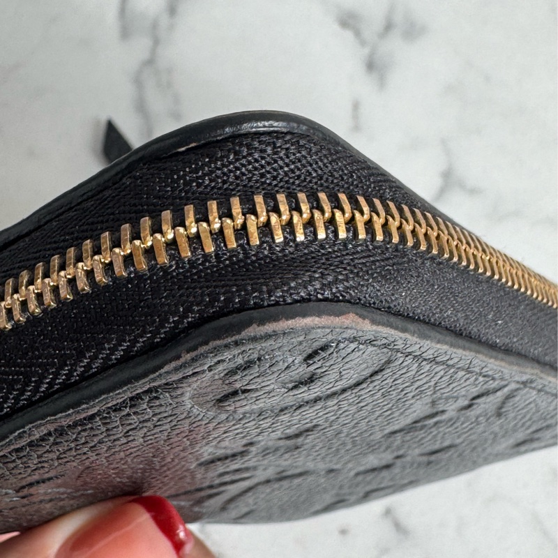 LV黑壓紋ㄇ拉零錢包 👛 中性款超好用🥰-13