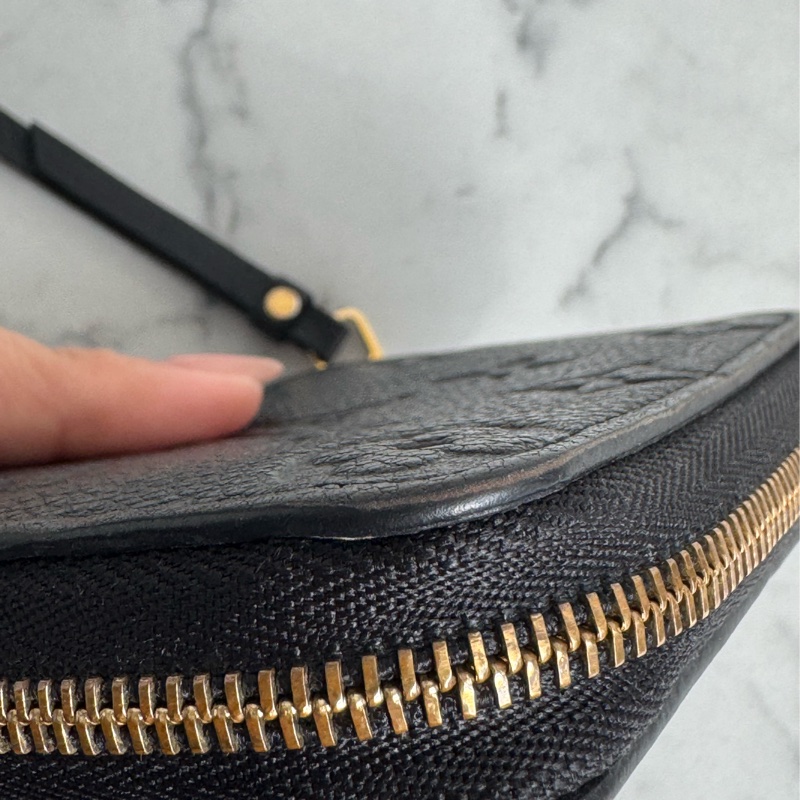 LV黑壓紋ㄇ拉零錢包 👛 中性款超好用🥰-14