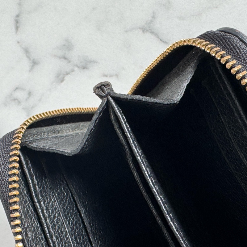 LV黑壓紋ㄇ拉零錢包 👛 中性款超好用🥰-21