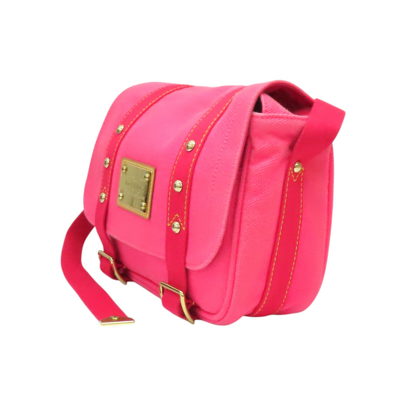 粉色帆布 Besace PM 肩背包 M40041【LOUIS VUITTON LV 路易威登】 M40041-2