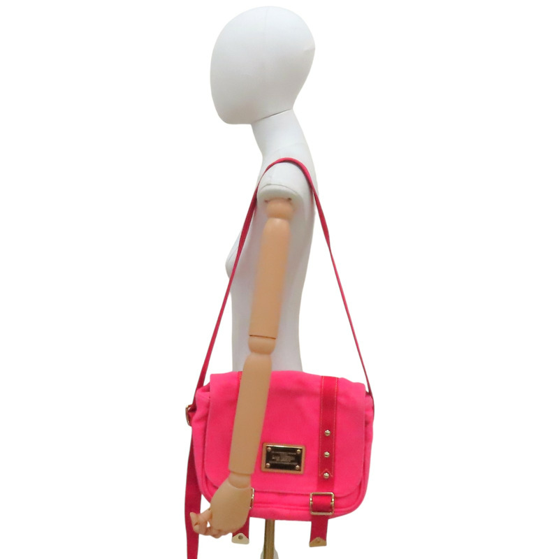 粉色帆布 Besace PM 肩背包 M40041【LOUIS VUITTON LV 路易威登】 M40041-9