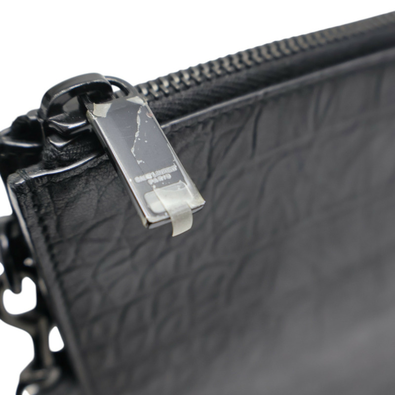 黑色 牛皮 ipad Holder 手提包【SAINT LAURENT YSL 聖羅蘭 】 667686-7