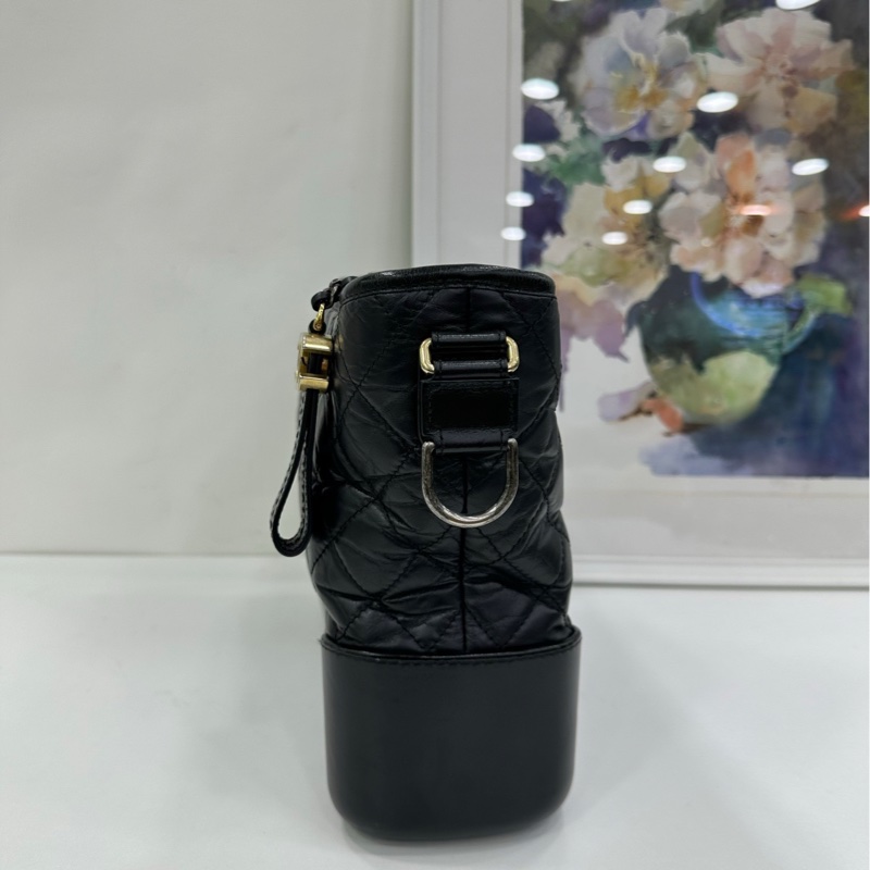 Chanel 香奈兒 黑色 流浪包 中號 23開 有購證-3