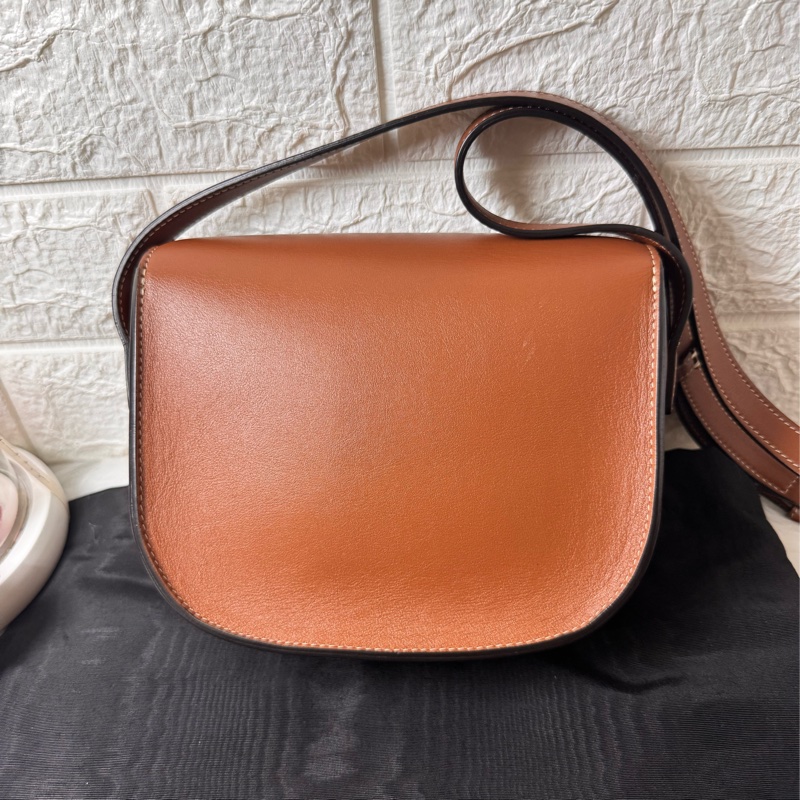 Celine Folco Cuir Triomphe 斜背包-5