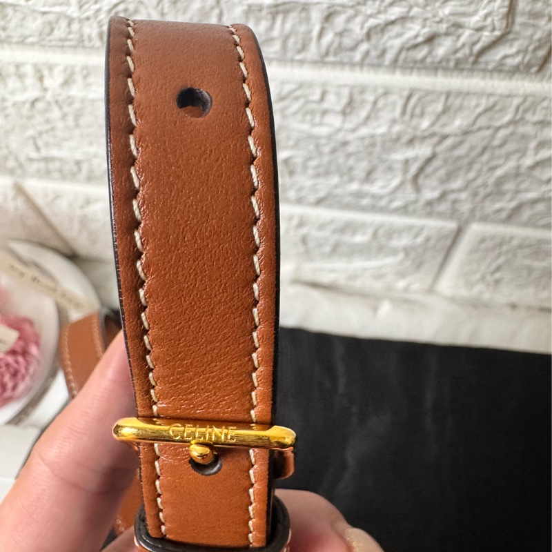 Celine Folco Cuir Triomphe 斜背包-14