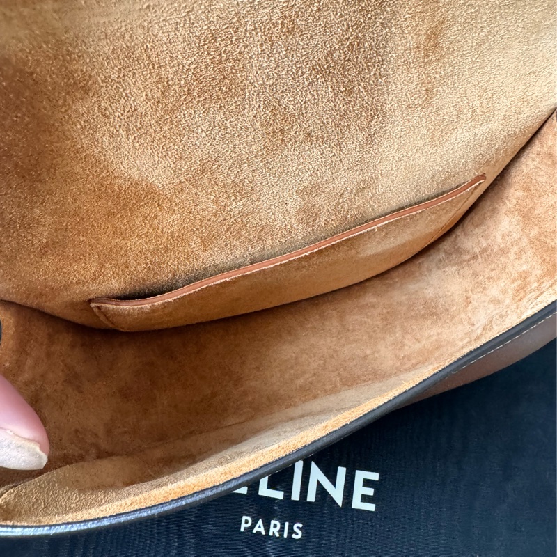 Celine Folco Cuir Triomphe 斜背包-24