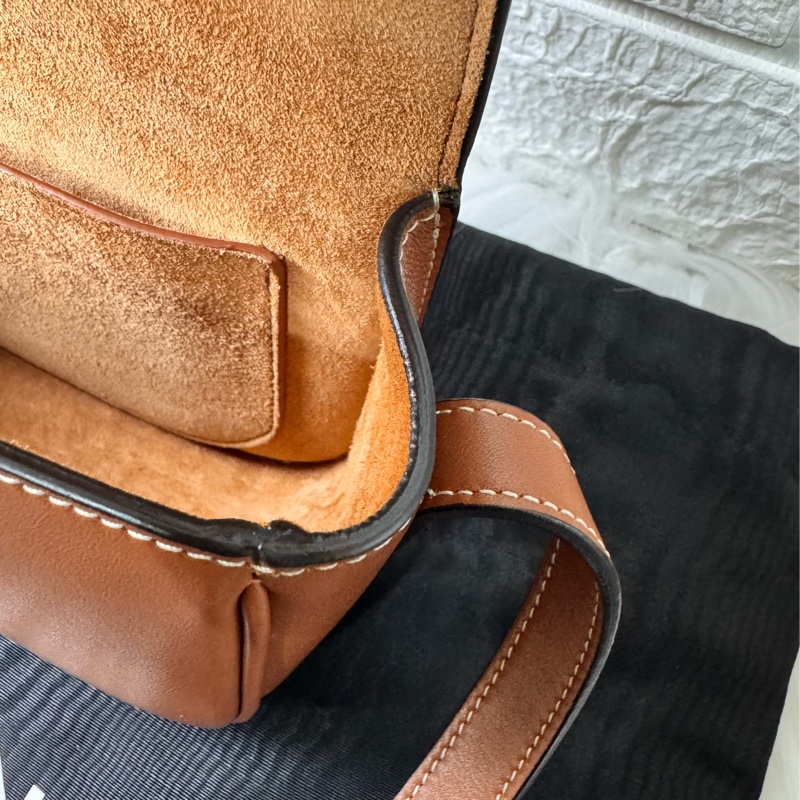 Celine Folco Cuir Triomphe 斜背包-27