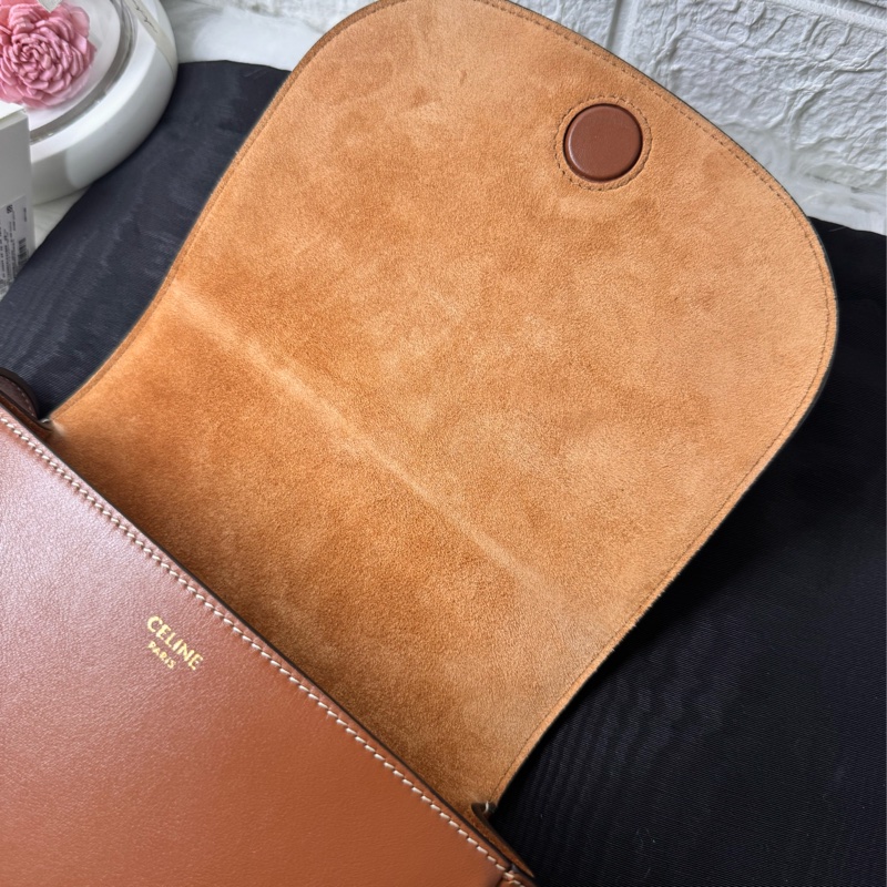 Celine Folco Cuir Triomphe 斜背包-29
